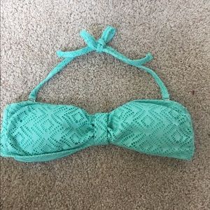 turquoise bikini top